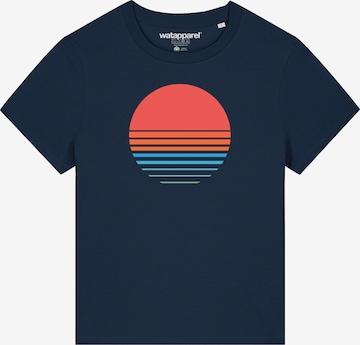 Watapparel Shirt ' Abstract 03 ' in Blue: front