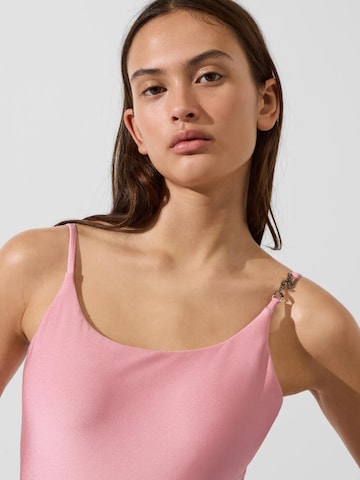 Karl Lagerfeld Badeanzug in Pink