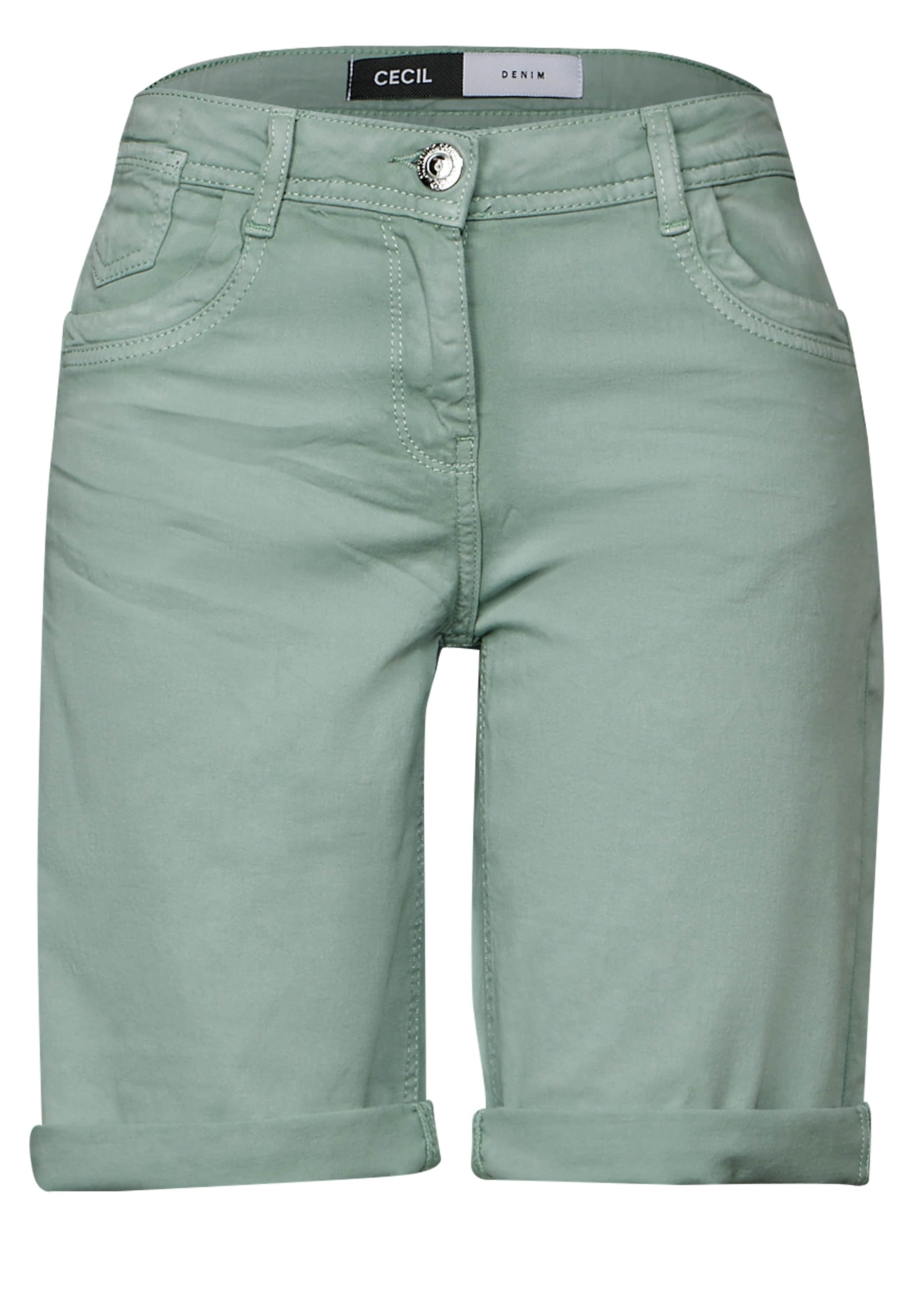 CECIL Slim fit Jeans in Green: front