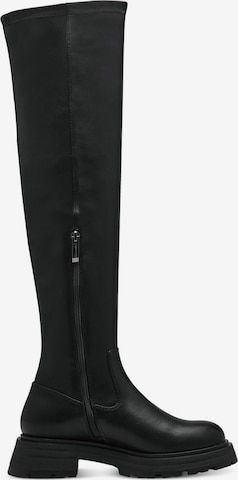 TAMARIS Over the Knee Boots in Black