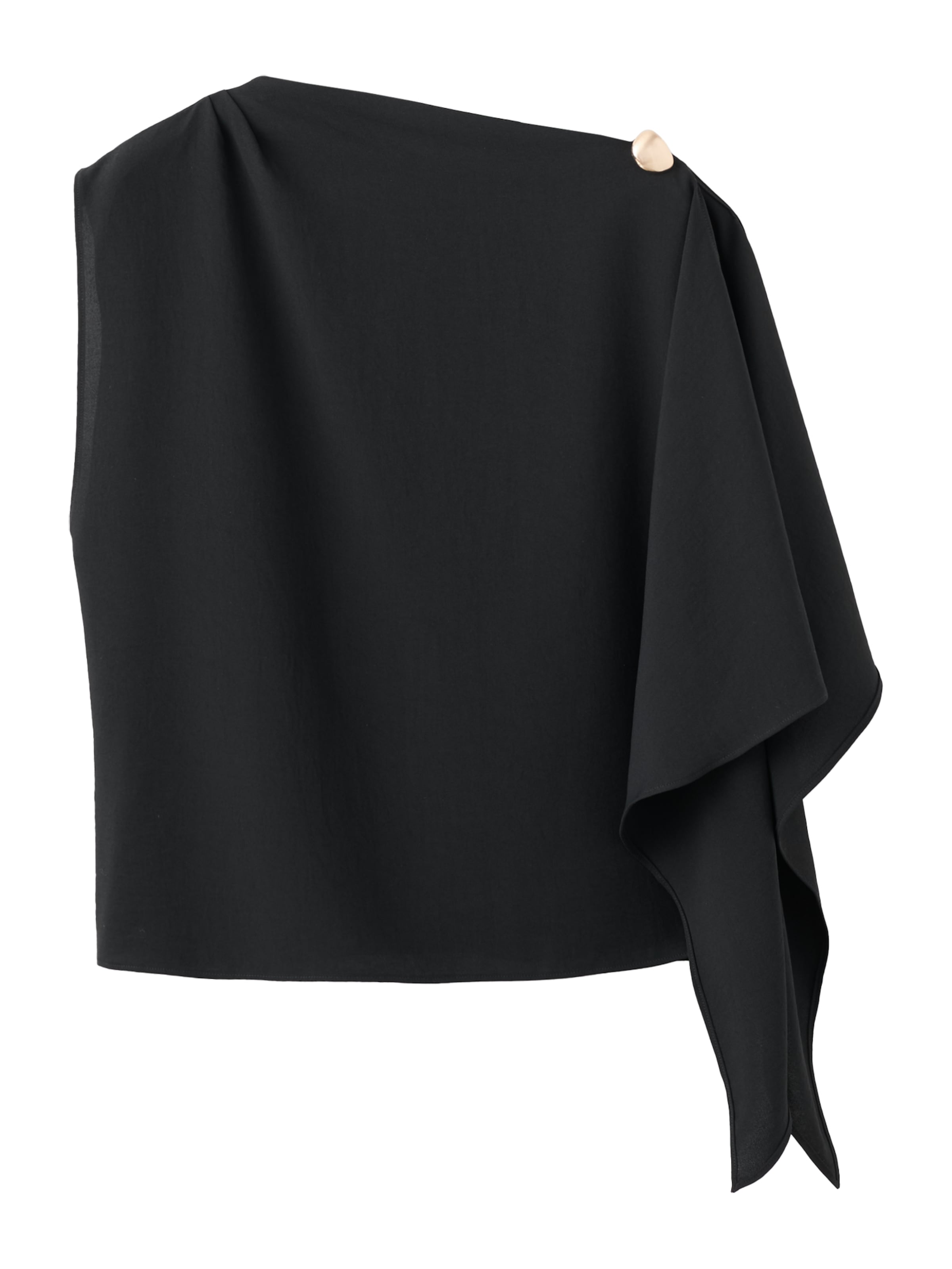 MANGO Blouse 'MOON' in Black: front