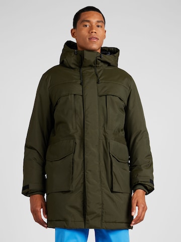 KnowledgeCotton Apparel Parka 'APEX' in Grün: predná strana