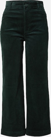 Monki - Pierna ancha Pantalón en verde: frente