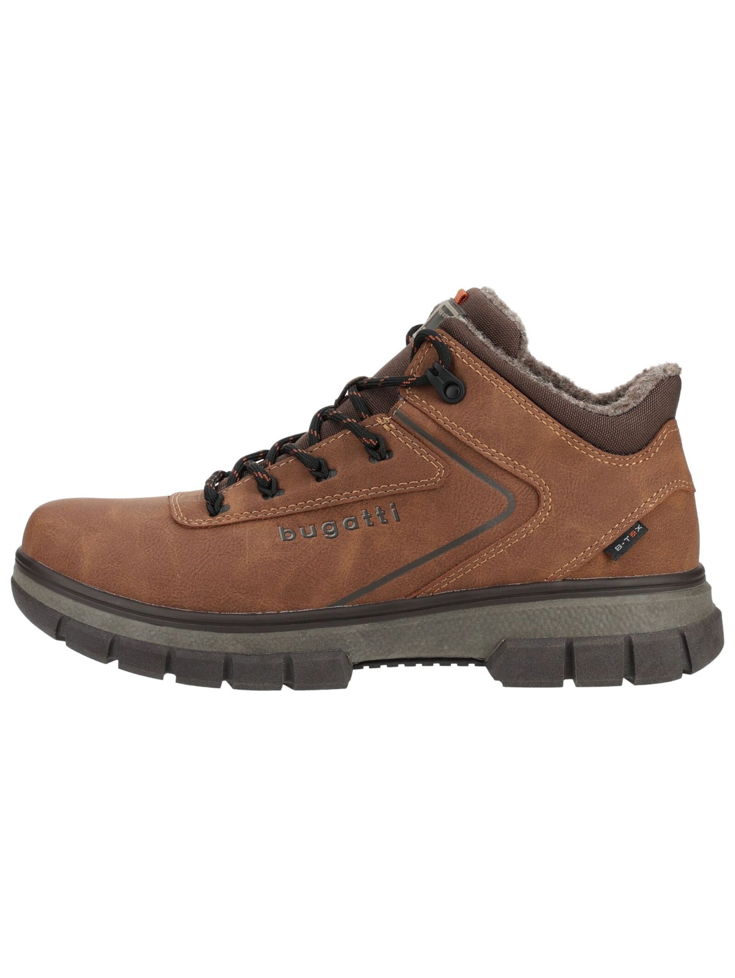Bottines à lacets bugatti en marron