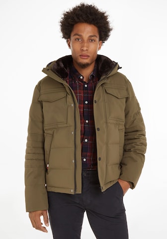 TOMMY HILFIGER Between-Season Jacket in Green: front