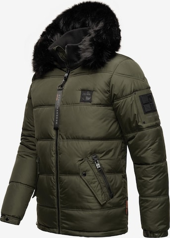 STONE HARBOUR - Chaqueta de invierno 'Zarlaan' en verde