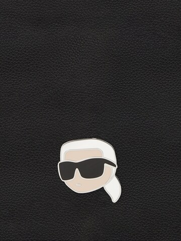 Karl Lagerfeld - Bolso de hombro 'Ikon' en negro