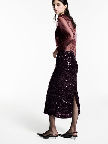 MANGO Skirt 'Xjavi' in Red