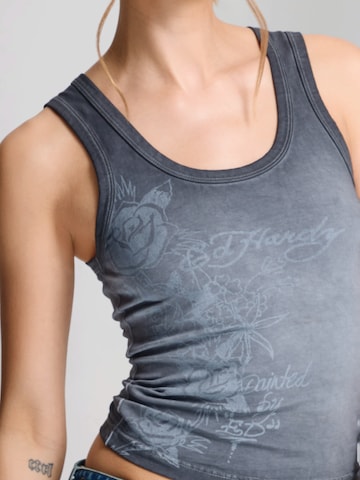 Haut Ed Hardy en bleu