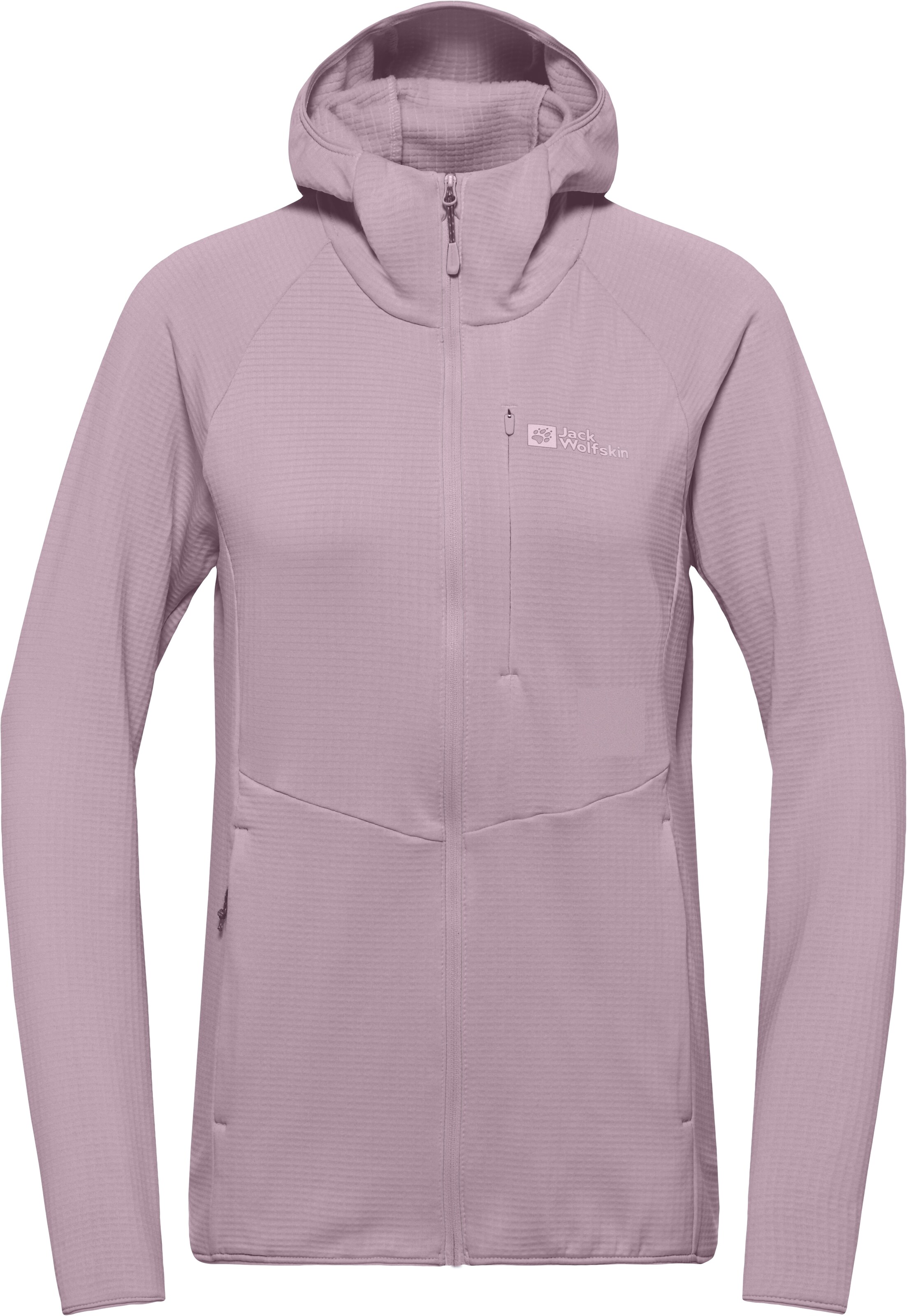 JACK WOLFSKIN Fleecejacke in Lila: Vorderseite