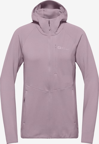 JACK WOLFSKIN Fleecejacke in Lila: Vorderseite