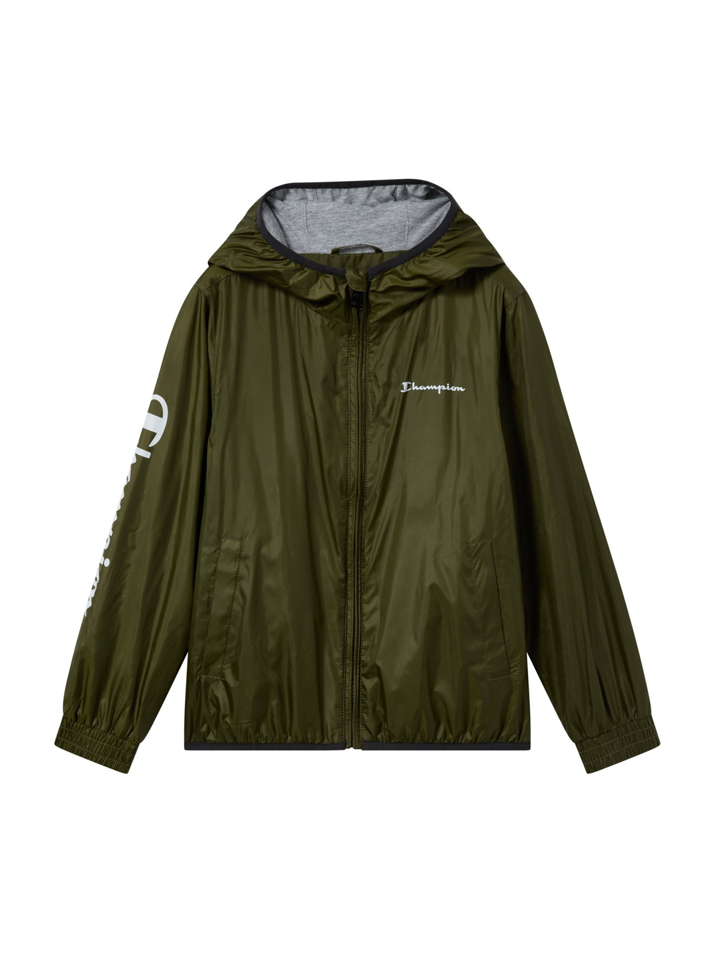 Geacă de primăvară-toamnă de la Champion Authentic Athletic Apparel pe verde: față