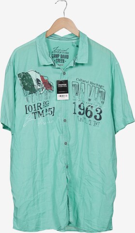 CAMP DAVID Hemd XXXL in Grün: Vorderseite