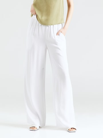 MYLAVIE Zvonové kalhoty Kalhoty – bílá: přední strana