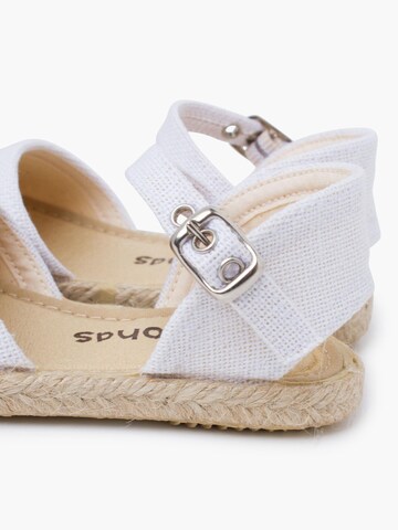 Sandales Pisamonas en blanc