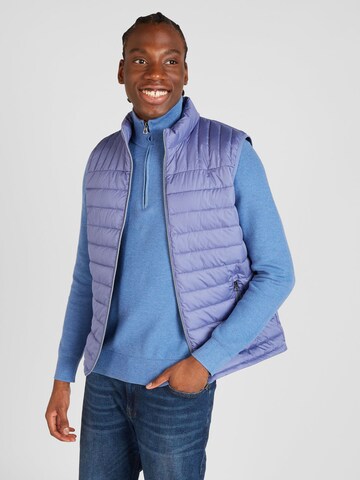 Hackett London Vest in Blue: front