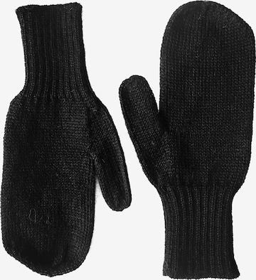 Posh Gear Fäustlinge 'Pugnoguanti' in Schwarz: Vorderseite