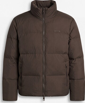Veste mi-saison Calvin Klein en gris : devant