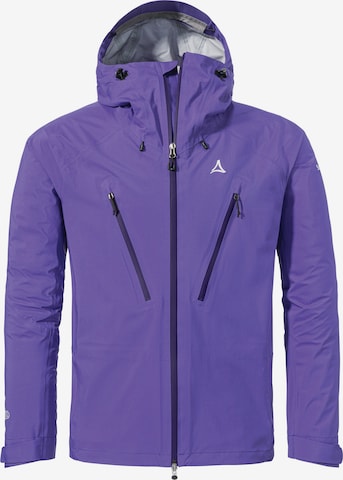 Schöffel Outdoorjas ' Mountain Jacket Style Blaueis MNS ' in Lila: voorkant