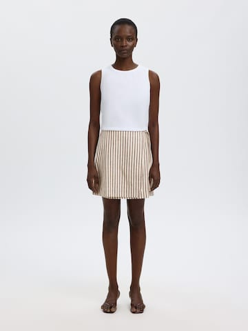 SELECTED - Falda en beige