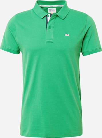 Tommy Jeans - Camiseta en verde: frente