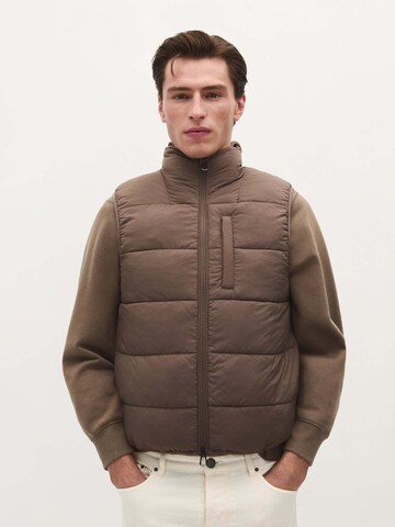Gilet 'Charlie' Scalpers en marron : devant