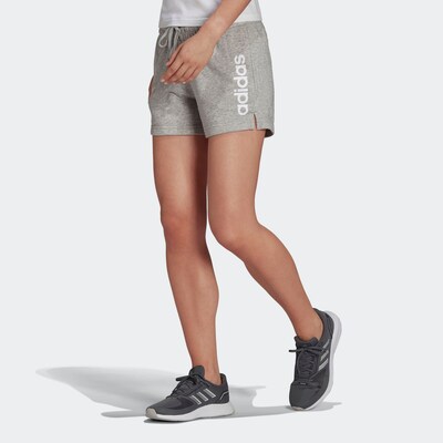 Pantaloni sport ADIDAS PERFORMANCE pe gri amestecat / alb, Vizualizare model