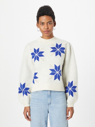 Lollys Laundry Sweater 'Suki' in Blue: front