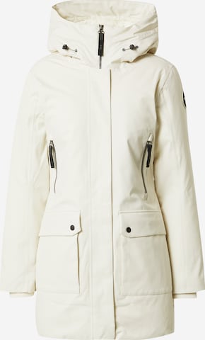 ICEPEAK Zunanja jakna 'ALDORA' | bela barva: sprednja stran