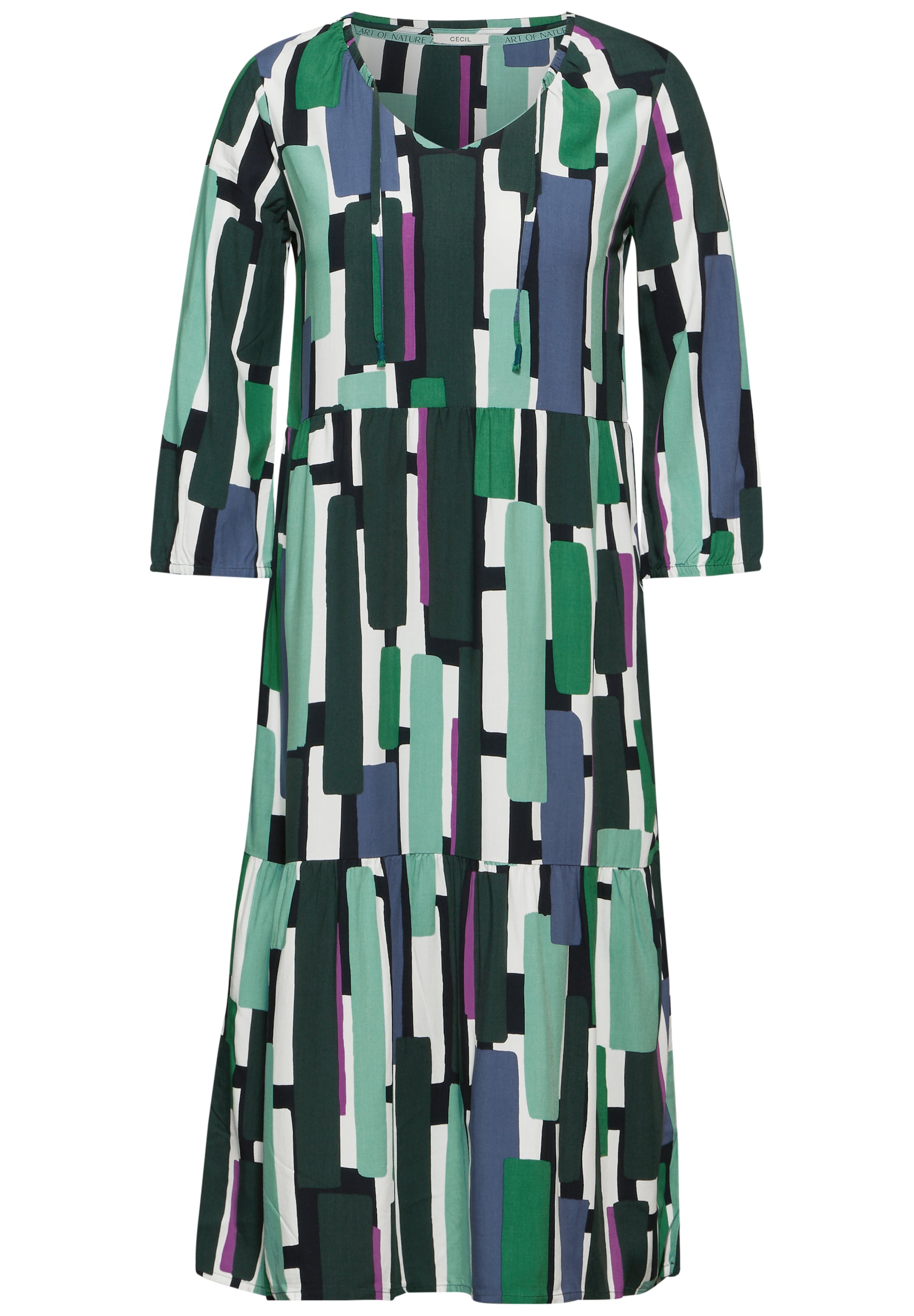 CECIL Kleid in Grün: Vorderseite