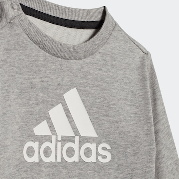 ADIDAS SPORTSWEAR Skinny Tracksuit 'Badge Of Sport French Terry' in Grey