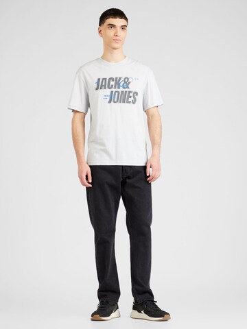 T-Shirt 'BLACK' JACK & JONES en blanc