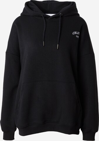 SISTERS POINTSweater majica 'HIKE' - crna boja: prednji dio