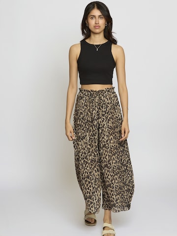 Wide Leg Pantalon 'Kimm' Lilavie en beige