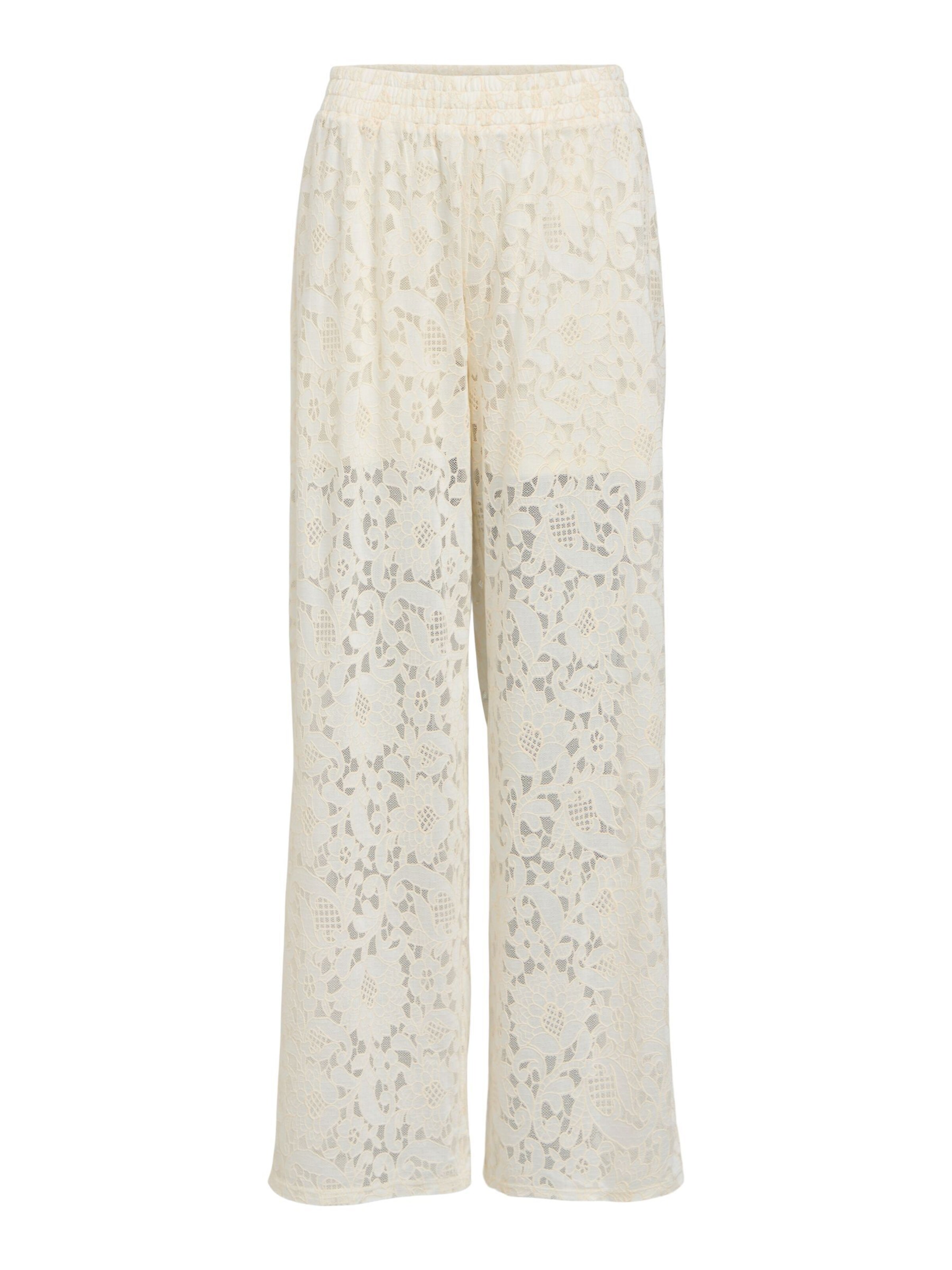 OBJECT - Pierna ancha Pantalón 'OBJBianca' en blanco: frente