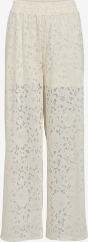 OBJECT - Pierna ancha Pantalón 'OBJBianca' en blanco: frente