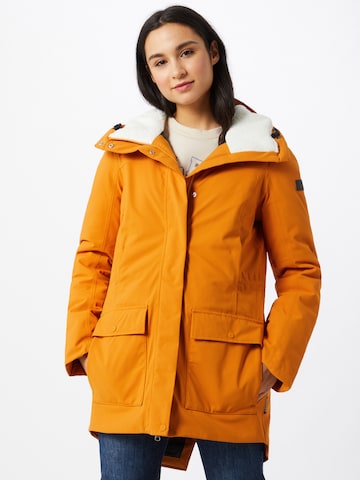 Schöffel Between-Seasons Parka 'Rotterdam' in Yellow: front