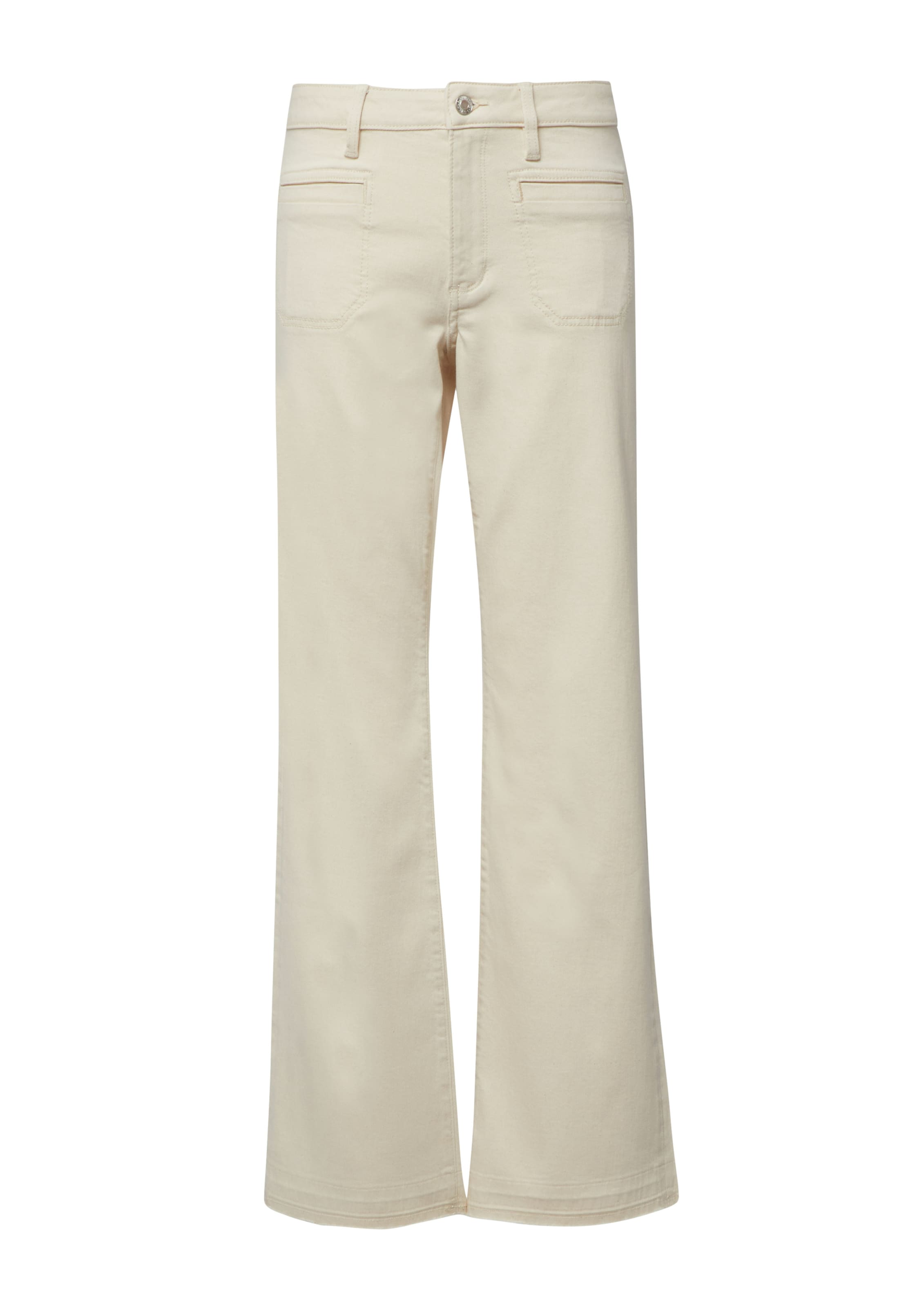 évasé Jean s.Oliver en beige : devant