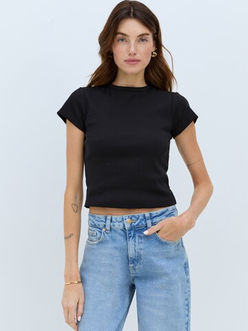 Cie Cie - Camiseta en negro: frente