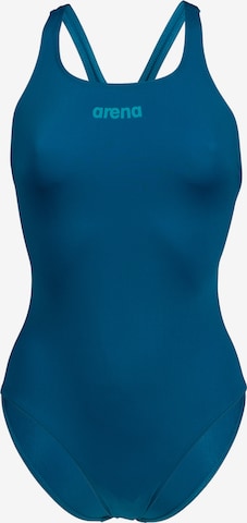 ARENA Bustier Urheilu-uimapuku värissä sininen: edessä