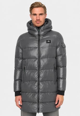Rusty Neal Steppjacke in Grau: Vorderseite