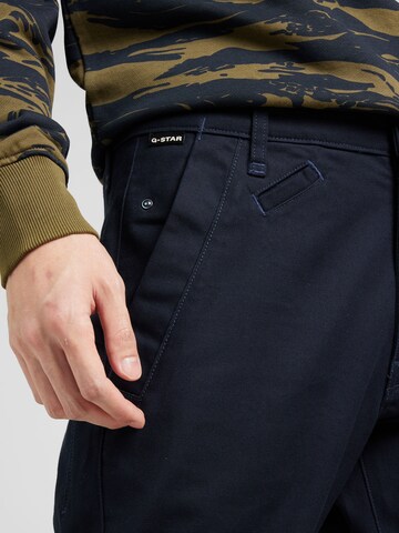 G-Star RAW Úzky strih Chino nohavice 'Bronson 2.0' - Modrá