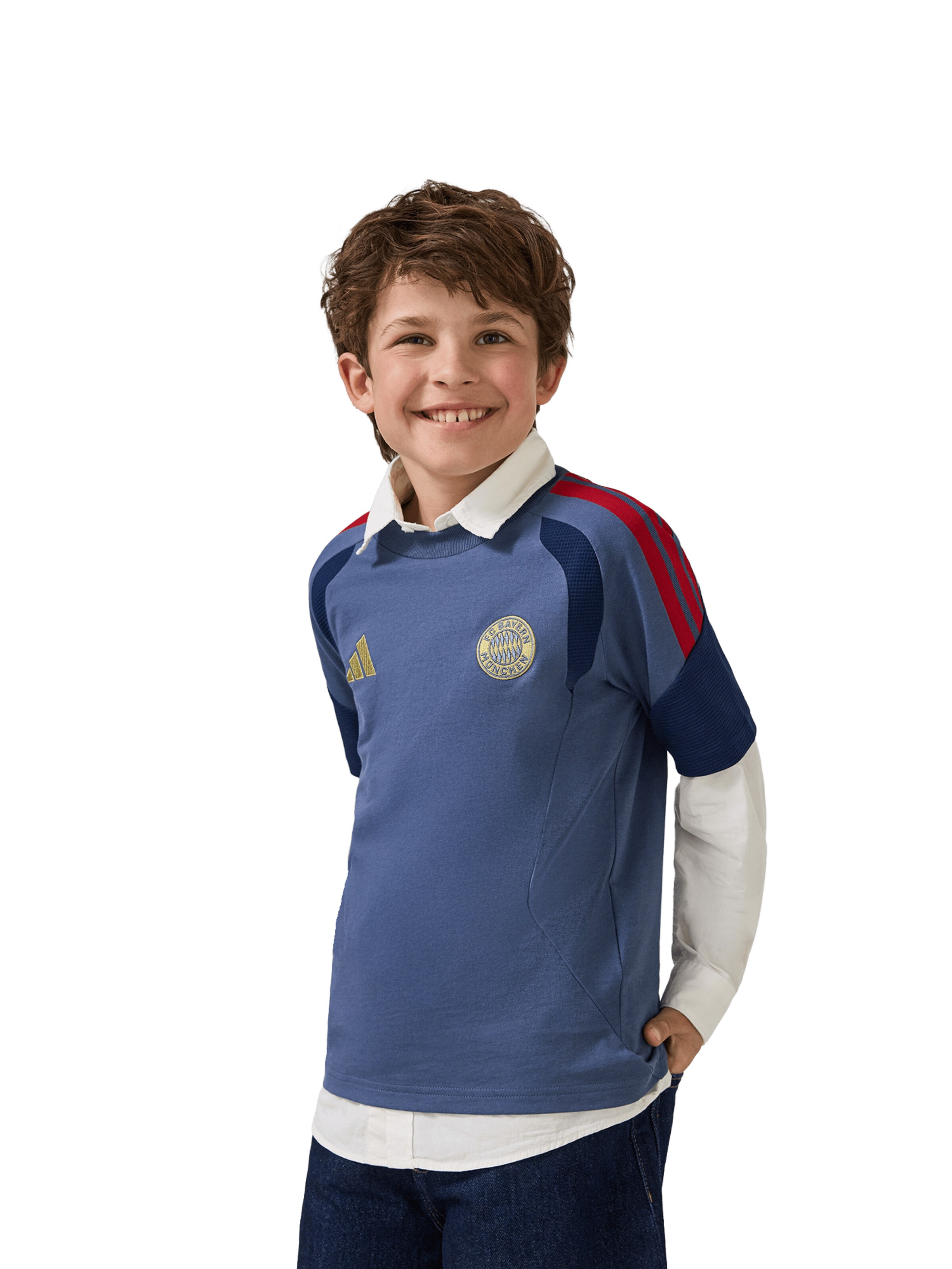 ADIDAS PERFORMANCE Shirt in Blue: front