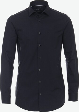 VENTI Slim fit Button Up Shirt in Blue: front