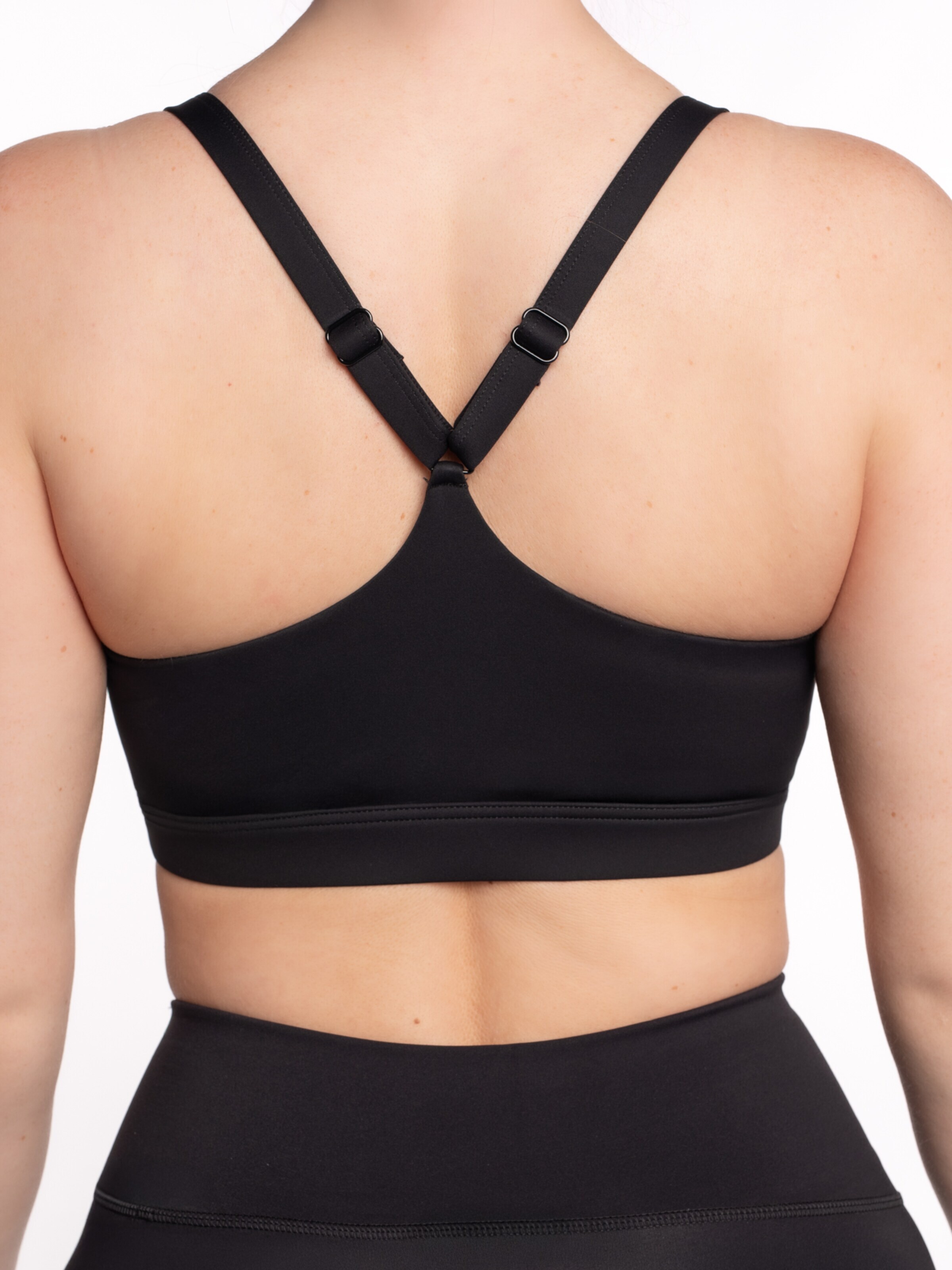mymotus High support Sport bh 'mymotus®, medium support, black, FB133.' in Zwart
