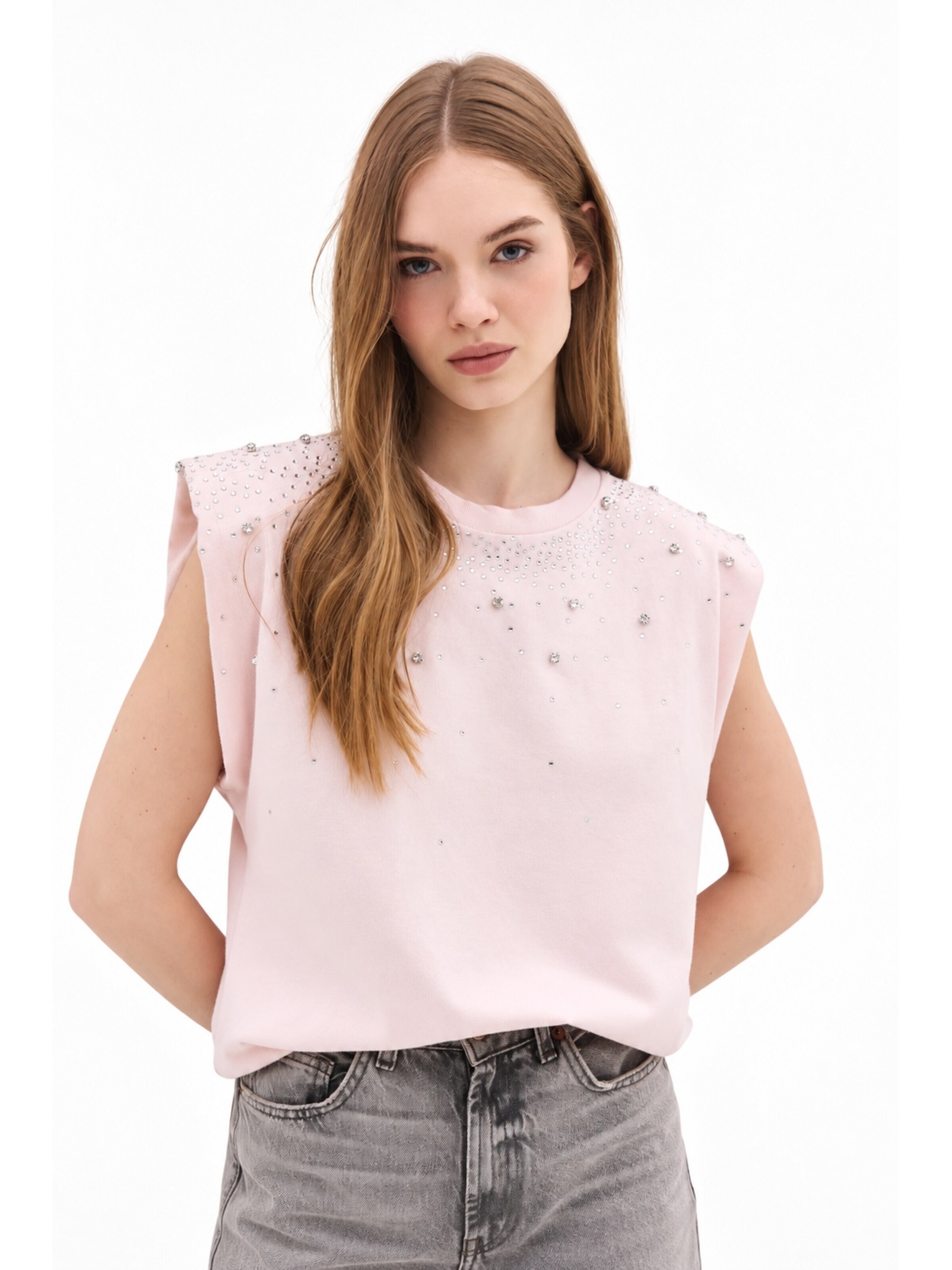 No Matter What Shirt in Roze