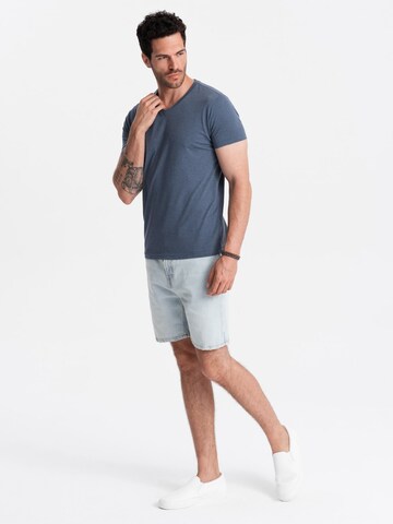 Ombre Shirt 'OM-TSBS-0145' in Blauw