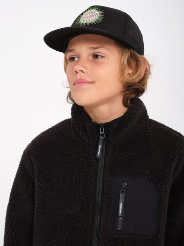 Volcom Fleece jas 'Muzzer Fuzzar' in Zwart