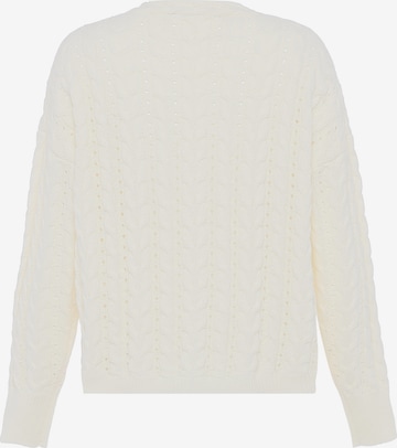 Cardigan faina en blanc