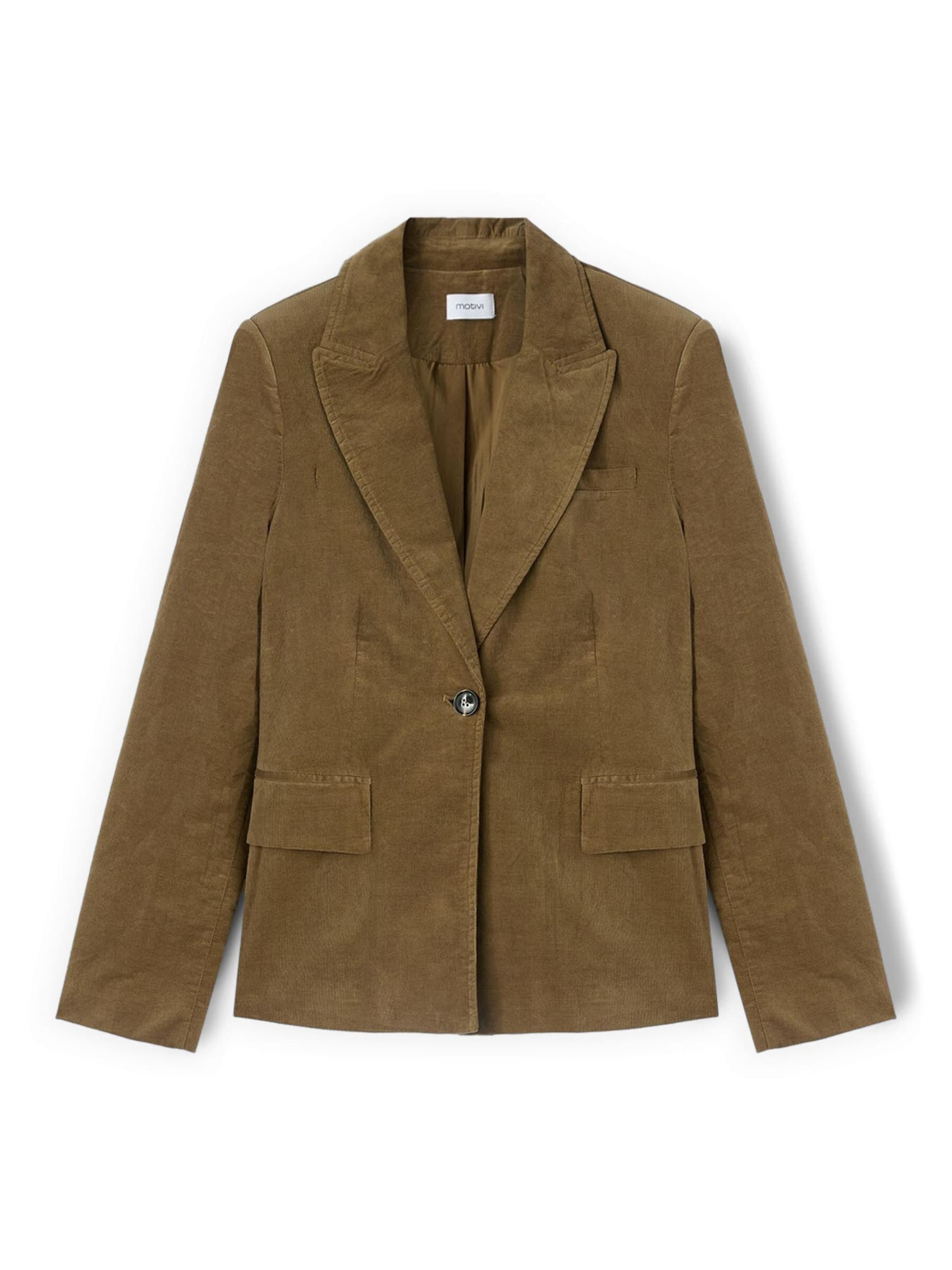 MOTIVI Blazers in Groen: voorkant